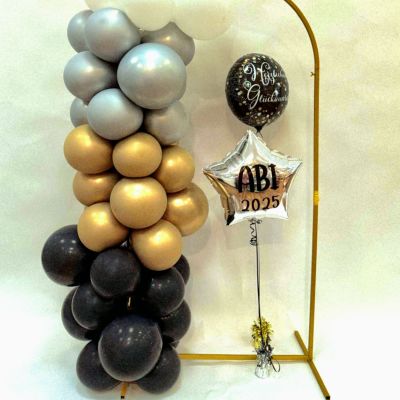 Ballon-Arrangement für das Abi 2025