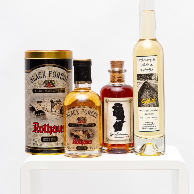 Whisky- und Gin-Sorten aus der Freiburger Region